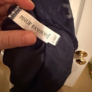 Navy Floral Maxi Dress